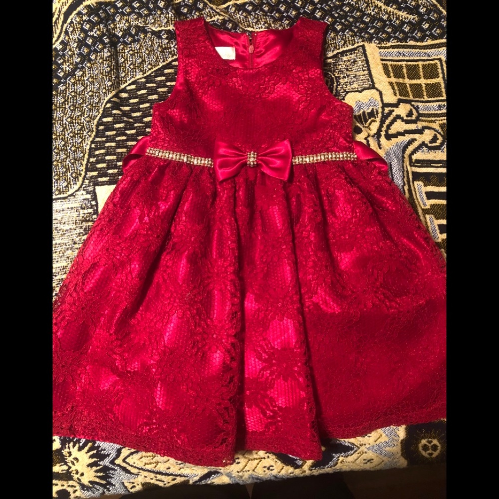 American Princess Toddler 3T Red Dress